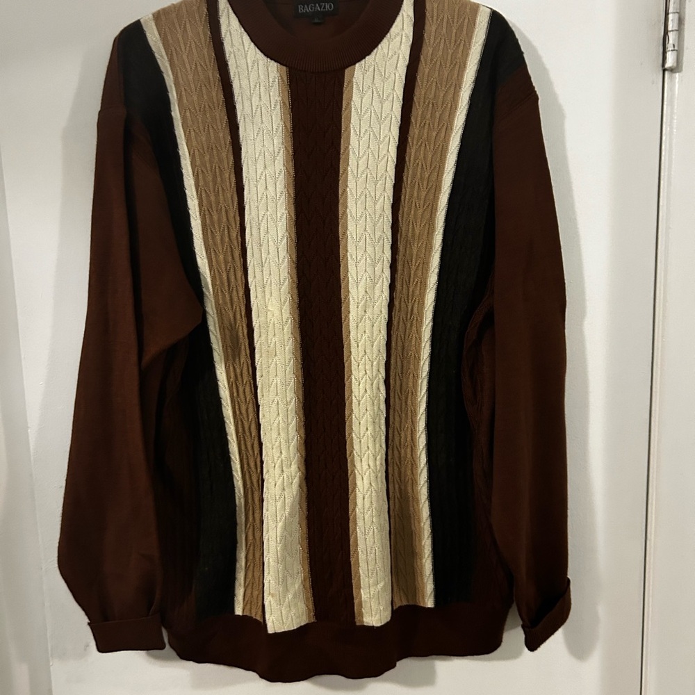 Men used dress weather sweater in good condition